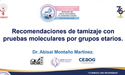 Recomandaciones de tamizaje con pruebas moleculares por grupos etarios.