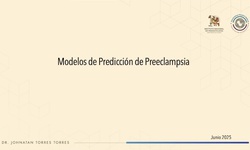 Modelos de prediccion de preeclampsia