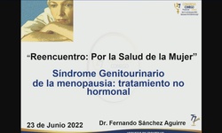 Síndrome genitourinario de la menopausia: Tratamiento no hormonal