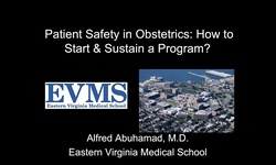 ¿Cómo implementar un programa de seguridad en la atención de la paciente obstétrica?