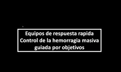 Equipos de respuesta rapida Control de la hemorragia masiva guiada por objetivos